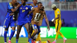 Curaçao's Leandro Bacuna and teammates celebrate after they draw against Ecuador during a World Cup Group E soccer match in Kansas City, Mo., Saturday, June 20, 2026. (AP Photo/Ed Zurga)
- Canada26
- Canada2026
- FIFA
- Mexico26
- Mexico2026
- soccer
- USA26
- USA2026
- worldcup
- worldcup26
- WorldCup2026
- futbol
- Canada26
- Canada2026
- FIFA
- Mexico26
- Mexico2026
- soccer
- USA26
- USA2026
- worldcup
- worldcup26
- WorldCup2026
- futbol