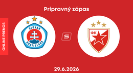 Slovan Bratislava - Crvena zvezda: Online prenos z prípravného zápasu.
