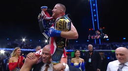 Justin Gaethje po zápase na UFC 250.