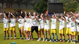 Radosť hráčok Košíc po víťaznom finále kategórie U15.