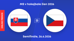 Slovensko - Česko: Online prenos zo semifinálového zápasu MS v hokejbale žien 2026. 