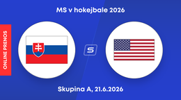 Slovensko - USA: Sledujte s nami online prenos zo skupinového zápasu MS v hokejbale 2026.