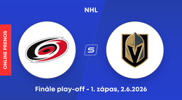 Carolina Hurricanes - Vegas Golden Knights: ONLINE prenos z finále play-off NHL.