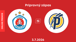 ŠK Slovan Bratislava - Puskás Akadémia FC: Online prenos z prípravného zápasu.