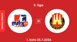 MŠK Považská Bystrica - FK Inter Bratislava: ONLINE prenos zo zápasu 1. kola II. ligy.