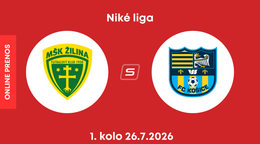 MŠK Žilina - FC Košice: ONLINE prenos zo zápasu 1. kola Niké ligy.