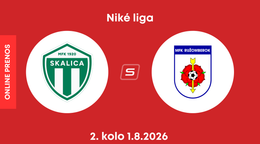 MFK Skalica - MFK Ružomberok: ONLINE prenos zo zápasu 2. kola Niké ligy.