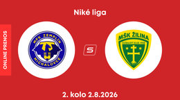 MFK Zemplín Michalovce - MŠK Žilina: ONLINE prenos zo zápasu 2. kola Niké ligy.