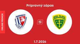 FK Pardubice - MŠK Žilina: Online prenos z prípravného zápasu.
