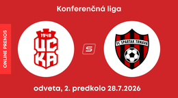 CSKA 1948 Sofia - FC Spartak Trnava: ONLINE prenos z odvetného zápasu 2. predkola Konferenčnej ligy.