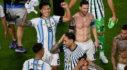 Argentina's Lisandro Martinez (6) celebrates with Lionel Messi (10) after defeating Switzerland in the World Cup quarterfinal soccer match in Kansas City, Mo., Saturday, July 11, 2026. (AP Photo/Reed Hoffmann)
- Canada26
- Canada2026
- FIFA
- Mexico26
- Mexico2026
- soccer
- USA26
- USA2026
- worldcup
- worldcup26
- WorldCup2026
- futbol
- Canada26
- Canada2026
- FIFA
- Mexico26
- Mexico2026
- soccer
- USA26
- USA2026
- worldcup
- worldcup26
- WorldCup2026
- futbol