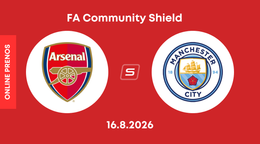 Arsenal FC - Manchester City: ONLINE prenos zo zápasu FA Community Shield.