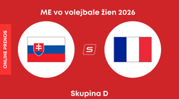 Slovensko - Francúzsko: ONLINE prenos z ME vo volejbale žien 2026. 