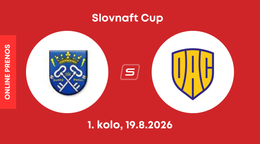 OŠK Svätý Peter - FC DAC 1904 Dunajská Streda: ONLINE prenos z 1. kola Slovnaft Cupu.