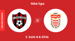 FC Spartak Trnava - MFK Dukla Banská Bystrica: ONLINE prenos zo zápasu 3. kola Niké ligy.