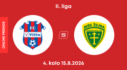 FC ViOn Zlaté Moravce - MŠK Žilina B: ONLINE prenos zo zápasu 4. kola II. ligy.