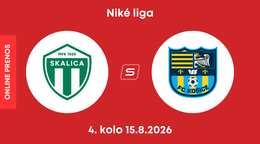 MFK Skalica - FC Košice: ONLINE prenos zo zápasu 4. kola Niké ligy.