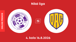 KFC Komárno - FC DAC Dunajská Streda: ONLINE prenos zo zápasu 4. kola Niké ligy.