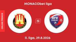 FK Inter Bratislava - MFK Zvolen: ONLINE prenos zo zápasu 6. kola II. ligy.