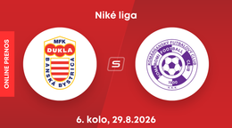 MFK Dukla Banská Bystrica - KFC Komárno: ONLINE prenos zo zápasu 6. kola Niké ligy.