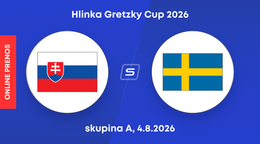 Slovensko U18 vs. Švédsko U18: ONLINE prenos z turnaja Hlinka Gretzky Cup 2026.