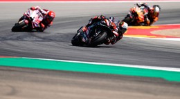 Marco Bezzecchi, Marc Marquez a Pedro Acosta.