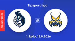 HK Poprad - HK Spišská Nová Ves: ONLINE prenos zo zápasu 1. kola Tipsport ligy.