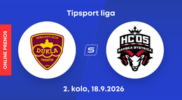 HK Dukla Trenčín - HC MONACObet Banská Bystrica: ONLINE prenos zo zápasu 2. kola Tipsport ligy.