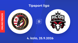HC Prešov - HC MONACObet Banská Bystrica: ONLINE prenos zo zápasu 4. kola Tipsport ligy.