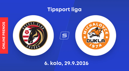 HC Prešov - HK Dukla Michalovce: ONLINE prenos zo zápasu 6. kola Tipsport ligy.