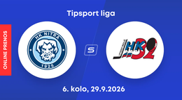 HK Nitra - HK 32 Liptovský Mikuláš: ONLINE prenos zo zápasu 6. kola Tipsport ligy.