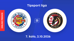 HKM Zvolen - HC Prešov: ONLINE prenos zo zápasu 7. kola Tipsport ligy.