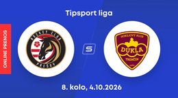 HC Prešov - HK Dukla Trenčín: ONLINE prenos zo zápasu 8. kola Tipsport ligy.