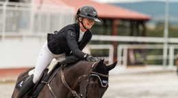 Majsterka Slovenska Nicol Lakotová z klubu AMG Horses Šaľa.