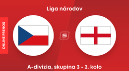 Česko - Anglicko: ONLINE prenos zo zápasu 3. skupiny A-divízie Ligy národov.