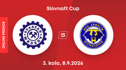 MFK Spartak Medzev - MFK Zemplín Michalovce: ONLINE prenos zo zápasu 3. kola Slovnaft Cupu.
