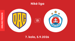 FC DAC Dunajská Streda - ŠK Slovan Bratislava: ONLINE prenos zo zápasu 7. kola Niké ligy.