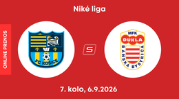 FC Košice - MFK Dukla Banská Bystrica: ONLINE prenos zo zápasu 7. kola Niké ligy.