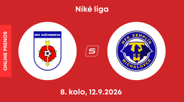 MFK Ružomberok - MFK Zemplín Michalovce: ONLINE prenos zo zápasu 8. kola Niké ligy.