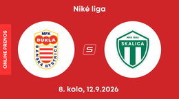 MFK Dukla Banská Bystrica - MFK Skalica: ONLINE prenos zo zápasu 8. kola Niké ligy.
