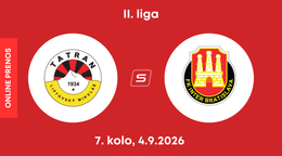 MFK Tatran Liptovský Mikuláš - FK Inter Bratislava: ONLINE prenos zo zápasu 7. kola II. ligy.