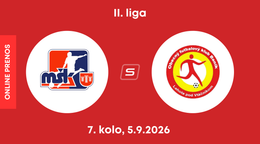 MŠK Považská Bystrica - OFK Baník Lehota pod Vtáčnikom: ONLINE prenos zo zápasu 7. kola II. ligy.