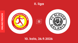 OFK Baník Lehota pod Vtáčnikom - FC Slovan Galanta: ONLINE prenos zo zápasu 10. kola II. ligy.