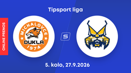 HK Dukla Michalovce - HK Spišská Nová Ves: ONLINE prenos zo zápasu 5. kola Tipsport ligy.