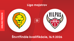 Patrioti Levice - Salon Vilpas: LIVE STREAM zo štvrťfinále kvalifikácie Ligy majstrov.