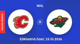 Calgary Flames - Minnesota Wild: ONLINE prenos zo zápasu NHL.