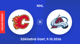 Calgary Flames - Colorado Avalanche: ONLINE prenos zo zápasu NHL.