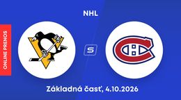 Pittsburgh Penguins - Montreal Canadiens: ONLINE prenos zo zápasu NHL.