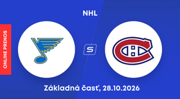 St. Louis Blues - Montreal Canadiens: ONLINE prenos zo zápasu NHL.