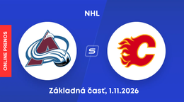 Colorado Avalanche - Calgary Flames: ONLINE prenos zo zápasu NHL.